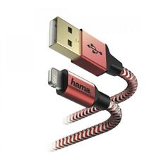 USB-C kaabel Hama 00183310, 1,5 m, punane