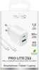 Seinalaadija Puro PROLITE 30W USB-C kaabliga, 1,2 m, valge
