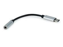Adapter USB-C Equip 133474, 0.15 m, must/hõbe