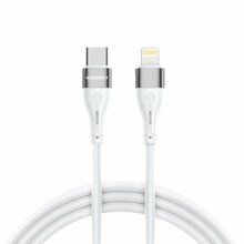 Kaabel Lightning/USB-C Wozinsky WSTCL1, 1 m, valge