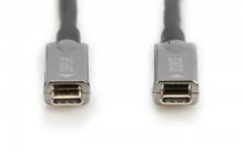 Kaabel USB-C Digitus AK-330160-150-S, 15 m, must