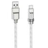 Kaabel USB-A/USB-C Hoco CA914821, 100W, 1 m, läbipaistev