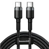USB-C kaabel Baseus CATKLF-ALG1, 2 m, hall/must