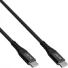 Kaabel USB-C Inline 35851, 1 m, must, 100 W