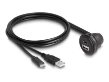 Kaabel USB-A/USB-C DeLOCK 88103, 1 m, must