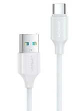 USB-A/USB-C kaabel Joyroom S-UC027A9, 0,25 m, valge