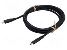 Kaabel USB-C Goobay RB74189, 2 m, must