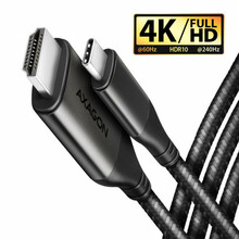 Kaabel USB-C/HDMI Axagon RVC-HI2MC, 1.8 m, must