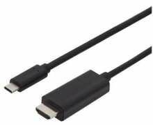 Kaabel USB-C/HDMI Digitus AK-300330-050-S, 5 m, must