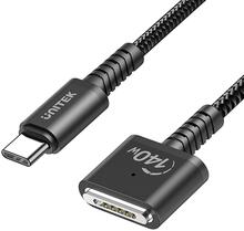 Kaabel USB-C Unitek MagSafe 3, 1 m, 140 W