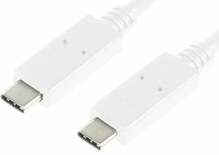 Kaabel USB-C Logilink CU0130, 0,5 m, valge