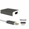 Adapter USB-C/HDMI Qoltec 50427, 0.18 m, valge/must