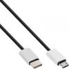 Kaabel USB-C/ mikroUSB InLine 35846, 0,5 m, must