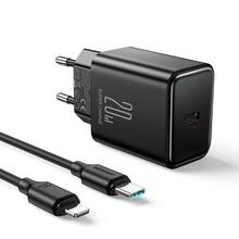 Laadija Joyroom JR-TCF06 Flash PD, 20W + kaabel 1m, must