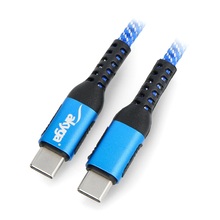 Kaabel USB-C Akyga AK-USB-37, 1 m, sinine