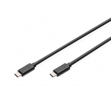 USB-C kaabel Assmann AK-300138-010-S, 1 m, must
