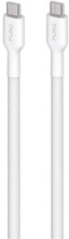Kaabel USB-C Puro Braided, 2 m, valge