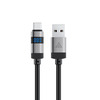 Kaabel USB-A/USB-C Acefast C15-04, 1.2 m, must