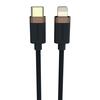 Kaabel USB-C/Lightning Duracell USB9012A, 1 m, must