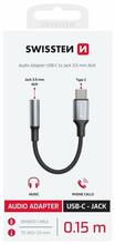 Adapter USB-C to Jack 3.5mm Swissten, 15 cm