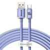 USB-A/USB-C kaabel Baseus CAJY000405, 1,2 m, lilla