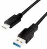 Kaabel USB-A/USB-C Logilink CU0167, 0,5 m, must
