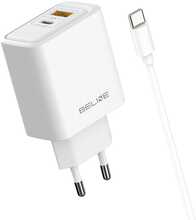Laadija Beline BLN2CW45C, 45W, USB-C kaabliga, valge