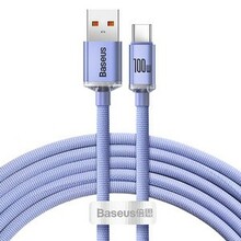 USB-A/USB-C kaabel Baseus CAJY000405, 1,2 m, lilla