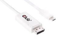 Kaabel USB-C/DisplayPort Club 3D CAC-1517, 1.2 m, valge
