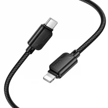Kaabel USB-C - Lightning Hoco X113, 1 m, must