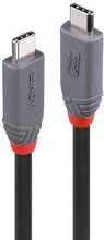 Kaabel USB-C Lindy 36958 USB4, 2 m, 240W, 40Gbps, must