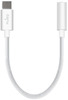 Adapter Puro PUAUSBCAUXWHI, USB-C \/ 3,5 mm, 15 cm, valge