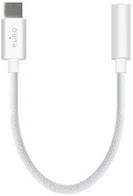 Adapter Puro PUAUSBCAUXWHI, USB-C \/ 3,5 mm, 15 cm, valge