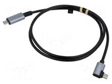 Kaabel USB-C LogiLink CU0182, 1 m, must