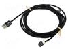 Kaabel USB-A/USB-C LogiLink CU0195, 3 m, must
