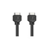 USB-C kaabel Hoco X90, 1 m, 60 W, must