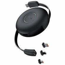 Kaabel 3in1 Baseus Zinc, USB-C/Lightning/Micro-USB, 1 m, must