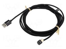 Kaabel USB-A/USB-C LogiLink CU0195, 3 m, must