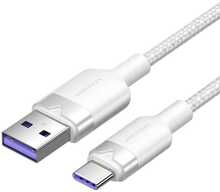Kaabel USB-A/USB-C Vention CTOWF, 1 m, valge