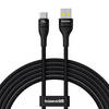 Kaabel USB-A/USB-C Baseus Flash 2, 2 m, must