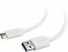 USB-C/USB 3.0 kaabel Gembird CCP-USB3-AMCM-1M-W, 1 m, valge