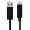 Kaabel USB-C/USB-A Belkin, 1 m, must