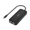 USB-C jagaja Hama Classic Line 00300080, 6 porti, must