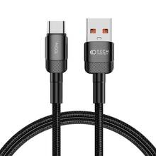 Kaabel USB-A/USB-C Tech-Protect UltraBoost Evo, 100W 5A, 1 m, must