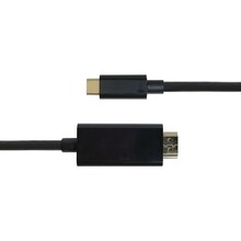 Kaabel USB-C/HDMI Deltaco USBC-HDMI-1010, 1 m, must