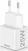 Adapter USB-C Hama 00201652, 25 W, valge