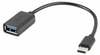 Adapter USB-C/USB-A Lanberg AD-OTG-UC-01, 0.15 m, must