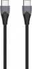 Kaabel USB-C Energizer Classic C611CGBK, 1,2 m, must