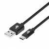 Kaabel USB-C TB, must, 3 m