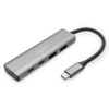 USB-C jagaja Digitus DA-70245, 4 porti, hall